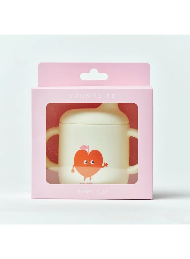 SUNNY LIFE  Sippy Cup Poppy the Peach Cream  | Best Price UAE